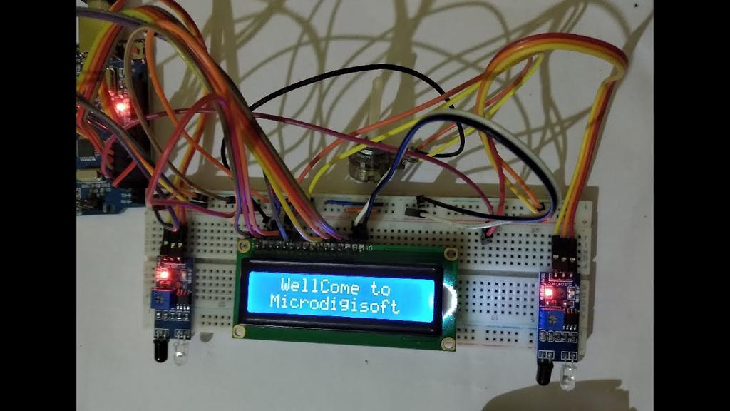 'Video thumbnail for Arduino Speed Detector with IR Sensor on LCD Display'