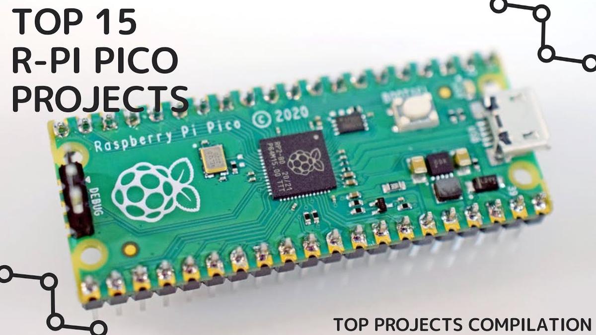 'Video thumbnail for 15 Great Raspberry Pi Pico Projects for the year 2022'
