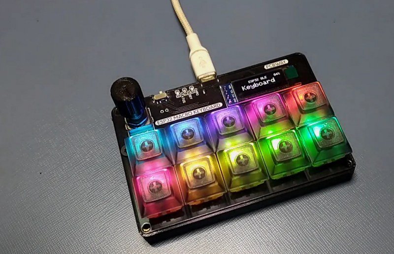 BLE macro keyboard