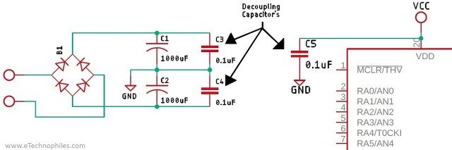 Dual polarity power supply Circuit