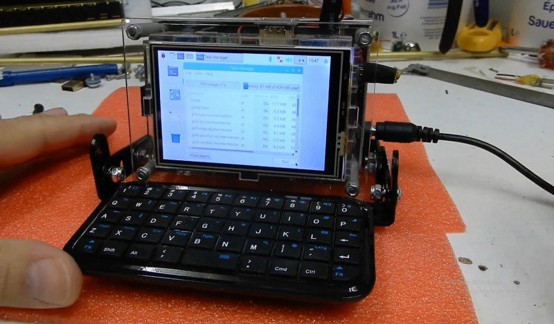 LCD 3"5 little laptop