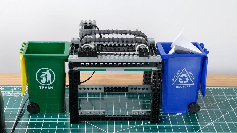 Lego-AI trash classifier