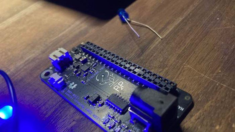 USB-powered Raspberry Pi Zero board