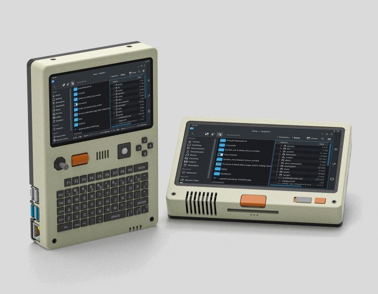 Pilet-style portable mini-computer