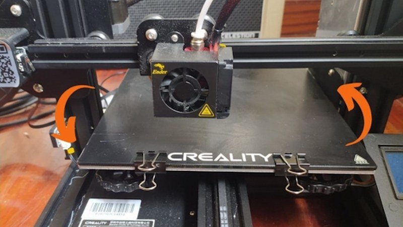 Leveling the bed of Ender 3 printer