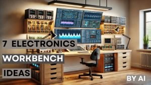 7 Electronics Workbench Ideas drawn by AI
