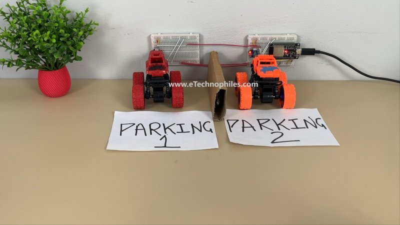 Parking status notifier IoT project