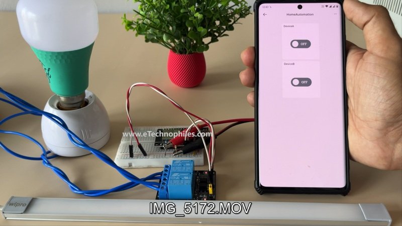 Smart Home IoT project using ESP32