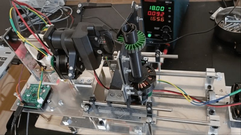 Automated brushless motor winding machine